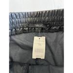 New! Deluc vegan black leather pants size small‎ Photo 3