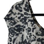 Rosemunde Copenhagen Blurred Animal Print Dress Size 42 NWT Viscose #6045 Black Photo 3