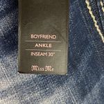 Miss Me NWT Miss Me Jeans Womens Size 26 Boyfriend Ankle Denim Embellished Flap Pockets Photo 7