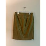 Talbots Vintage Brown Khaki Womens Skirt Size 12 Work Career Wear Zipper Button Pockets Photo 1