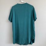 Victoria's Secret Vintage  Gold Label Luxury Silk Pajama Top Emerald Green S Photo 5