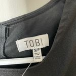 Tobi Elegant Black Scalloped Crop Top Small S/P Excellent Condition Photo 4