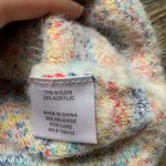 Modcloth White Fluffy Confetti Sweater S Photo 3