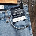 Abercrombie & Fitch  The 90’s Slim Straight ULTRA High Rise Curve Love Jeans NWT Photo 6