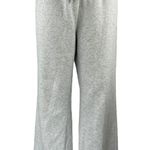 Automet Gray Fleece High Waist Flared Wide Leg Trousers Lounge Sweatpants Size L Size L Photo 0