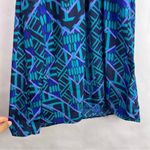 Xhilaration Boho Tribal Print Mini Dress Blue Purple Geometric Sleeveless M Photo 9