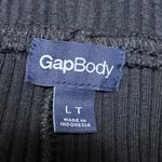 Gap  Body Women's Black Ribbed Knit High Rise Jogger Lounge Sweat Pants Size L Photo 3
