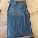 Anthropologie Pilcro Barrel Denim Midi Skirt Photo 12