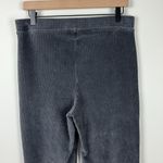 Aerie Groove On Ribbed Corduroy Flare Pants Gray Women’s Large Short High Rise Photo 6