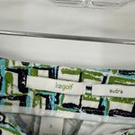 Lizgolf Audra Green Geometric Stretchy Pull On Golf Pants Women's Size 8 Photo 7