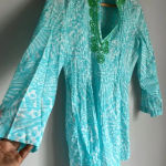 Lilly Pulitzer Sarasota Beaded Tunic Sea Cups Shorely Blue Photo 6
