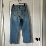 joe's jeans High Rise Wide Leg Raw Hem Light Wash Denim Size 31 Photo 3