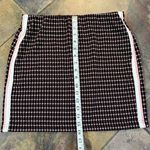 Forever 21  Maroon Crimson Burgundy Cream Plaid A-line Mini Skirt Large Photo 3