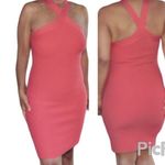House of Harlow  1960 Sculpt Knit Criss Cross Dress - Watermelon Photo 1