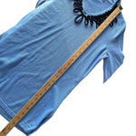 Vineyard Vines  Sweater knit‎ Top Blue Women Size M Embroidered Scroll  Preppy Photo 10