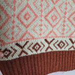 American Eagle  OUTFITTERS FAIR ISLE MOCK NECK CROPPED LENGTH SWEATER S Photo 6