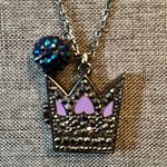 Vera Wang Princess  Crown Locket Pendant Necklace Photo 7