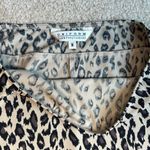 JohnPaulRichard Black and Cream Leopard Maxi Skirt Size M Photo 2
