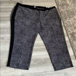 Catherines  Charcoal and Black Straight Leg Pants Photo 0