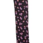 WAYF Pants Black Pink Petal Floral Wide Leg High-Waist Size XL NWT Photo 4