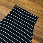 LnL Black and White Striped Women's Maxi Skirt, Medium Photo 1