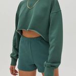 Aritzia • TNA cropped fleece boyfriend sweatshirt Photo 9
