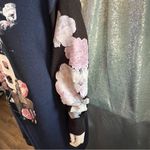 Wildfox  Rare England Collage Roadtrip Oversized Blue Sweatshirt Women’s Size S Photo 4