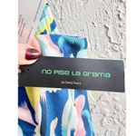 NWT No Pise La Grama Tiered Papelon Mini Dress Orquidea Azul Print Womens Size 0 Photo 9