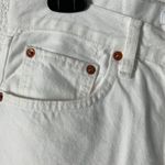 RE/DONE $285 NWT  WOMEN'S WHITE 90'S CROP LOW SLUNG SZ 26 Photo 5