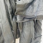 Alice + Olivia Black genuine Leather Jacket Photo 7