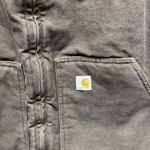 Carhartt  Womens Plus Fit Sherpa Lined‎ Vest 2X Brown Sleeveless Work Utility Photo 1