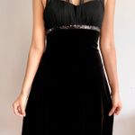 Blondie Nites Vintage black Velvet halter mini dress from Blondie Nights Photo 4