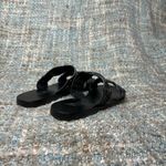 Ancient Greek Sandals Melia Woven Braided Leather Sandals in Black Size 6 Photo 1