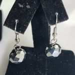 Pretty 3 Strand with Crystal Bow Necklace Earrings Set Red Photo 4