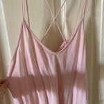 H&M Pale Pink Strappy Cropped Tank Top Size Small Soft Stretch Shirt Like New Photo 1