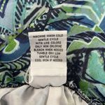 Bonworth ‎ Skirt Womens Medium Petite Blue Green Geometric Midi Casual Office Photo 6