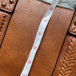 Faux leather hand bag w/ crossbody strap Photo 4