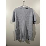 Blue Blush  Knit Romper in Baby Blue Size Medium with pockets and short sleeves Photo 2