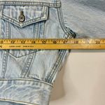 Abercrombie & Fitch  Women’s Cropped Denim Jacket Light Blue Size Small NWT Zip Photo 7