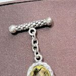 Michael Dawkins Sterling Silver & Gemstone Bracelet Amethyst Multi 7" Rose Photo 6