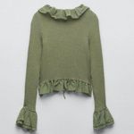 ZARA Ruffle Knit Cárdigan Photo 3