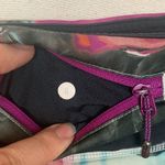 Lululemon size 8 Run inspire crop II leggings luxtreme white pink splatter mesh Photo 2