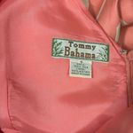 Tommy Bahama Womens Coral Silk Dress Size 4 Vintage Tropical Sheath Coastal Photo 5