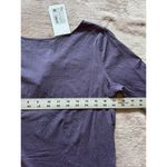 Hugo Boss Women's Jersey 515 Med Purple V-Neck 3/4 Sleeve Size M NWT Photo 5