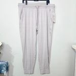 Athleta  Uptempo Fitted Jogger Pants Athletic Lightweight Gray XL Nwt Photo 3