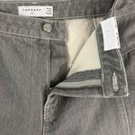 Topshop New  Seam Detail 80s Mom Jeans High Rise Tapered Leg Grey Denim Photo 12