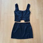 Princess Polly  chakira black crop top and mini skirt set  Photo 1