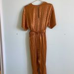 Joie  Tau Animal Print Jumpsuit in Copper Photo 9