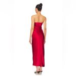More To Come Emma Strapless Maxi Dress In Red Size M Photo 1