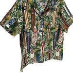 American Vintage Shannon Marie Made in Hawaii Surfboard Print Button Down Medium Photo 1